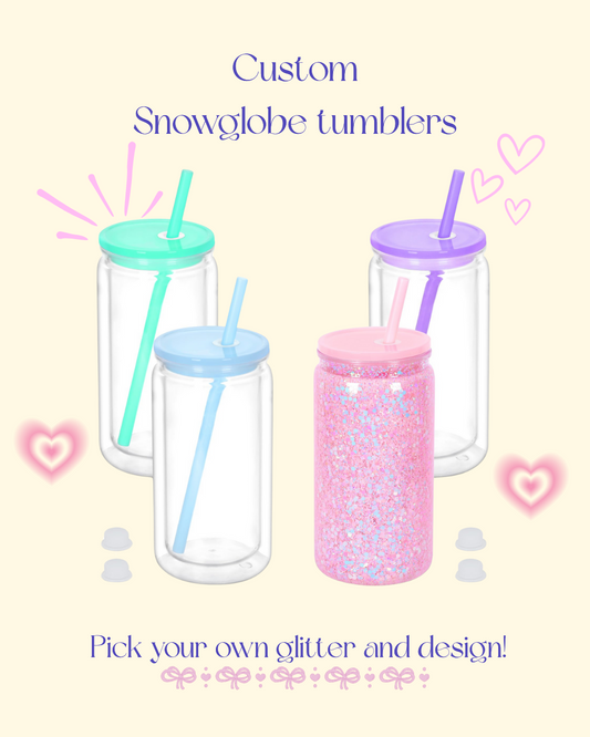 Snowglobe tumblers