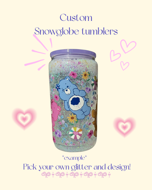 Snowglobe tumblers
